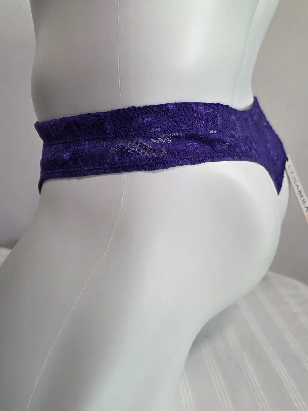 Cosabella Men's Purple Lace Bikini Briefs